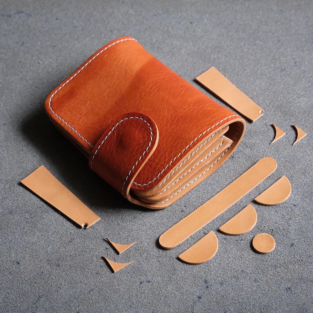 LEATHER COIN PURSE - PDF patterns – AM leathercraft