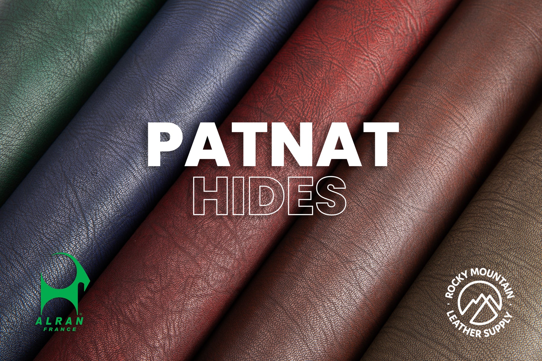 Alran - Chevre "PatNat" - Rustic Goat Leather (HIDES)