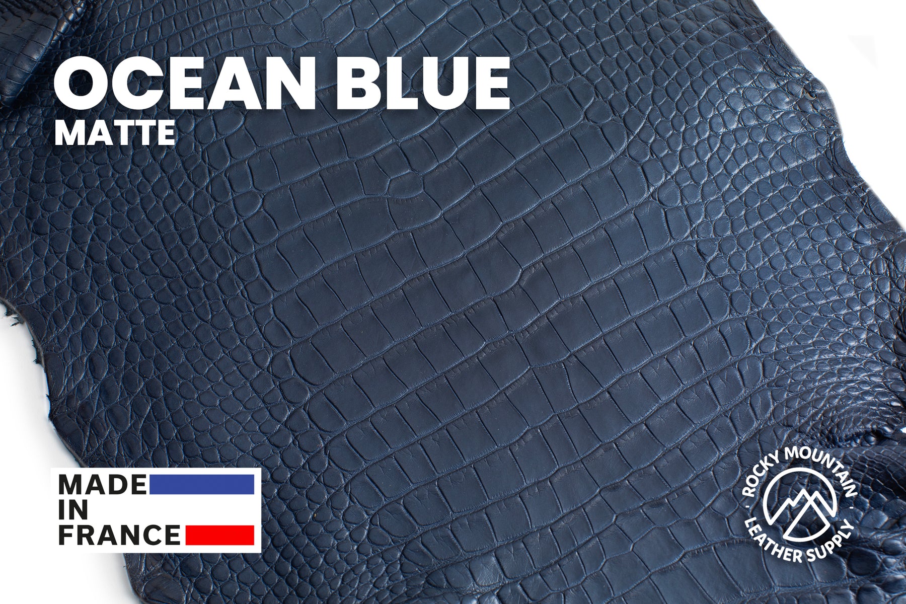 American Alligator - Luxury Skins - Matte Ocean - (HIDES) 50% OFF!