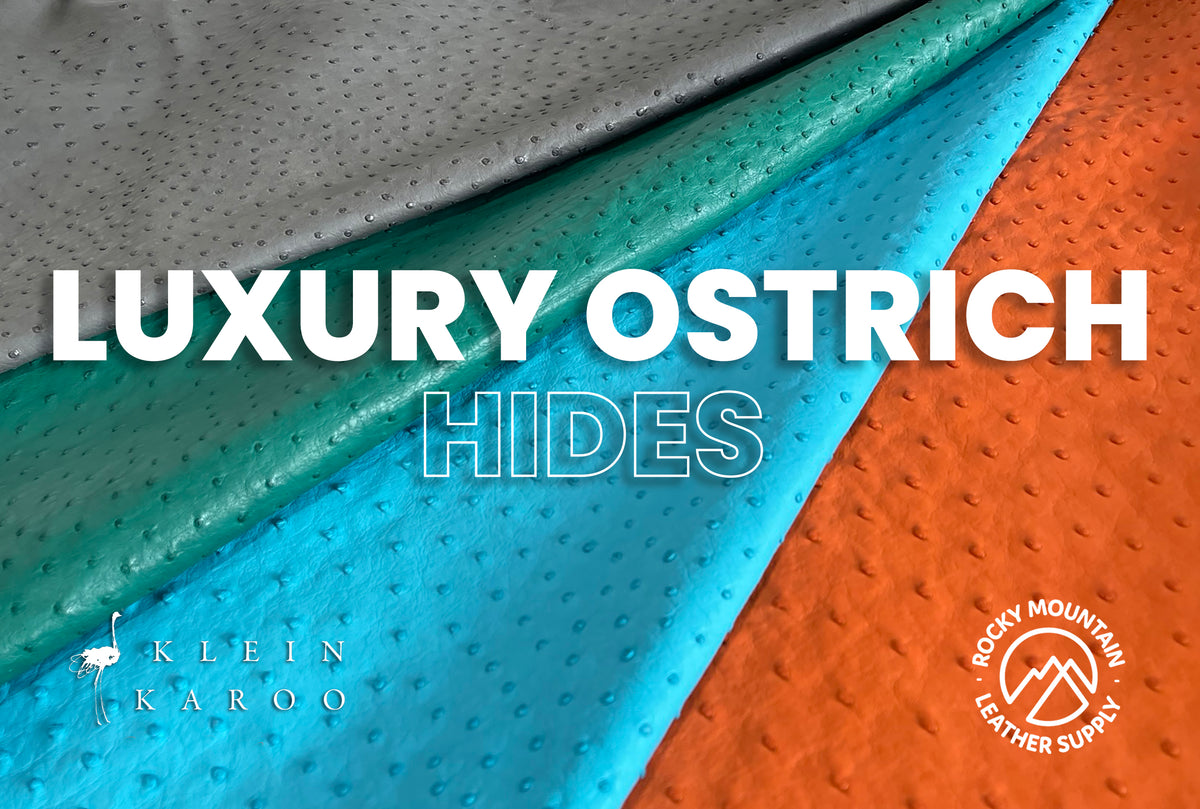 Klein Karoo - Luxury Ostrich -  Matte - Exotic Leather (Hides)