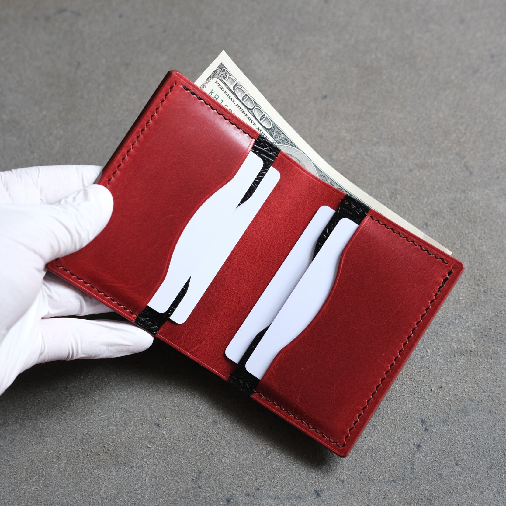Making a Leather Billfold Wallet 