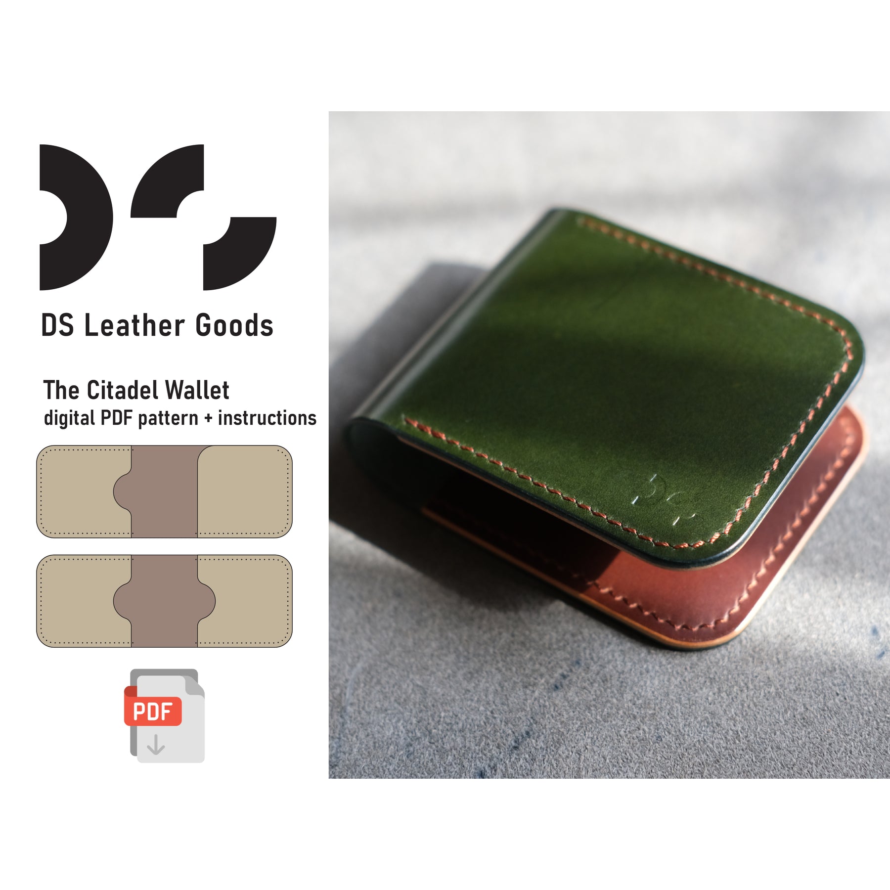 DS-074 The Citadel Wallet Digital Pattern