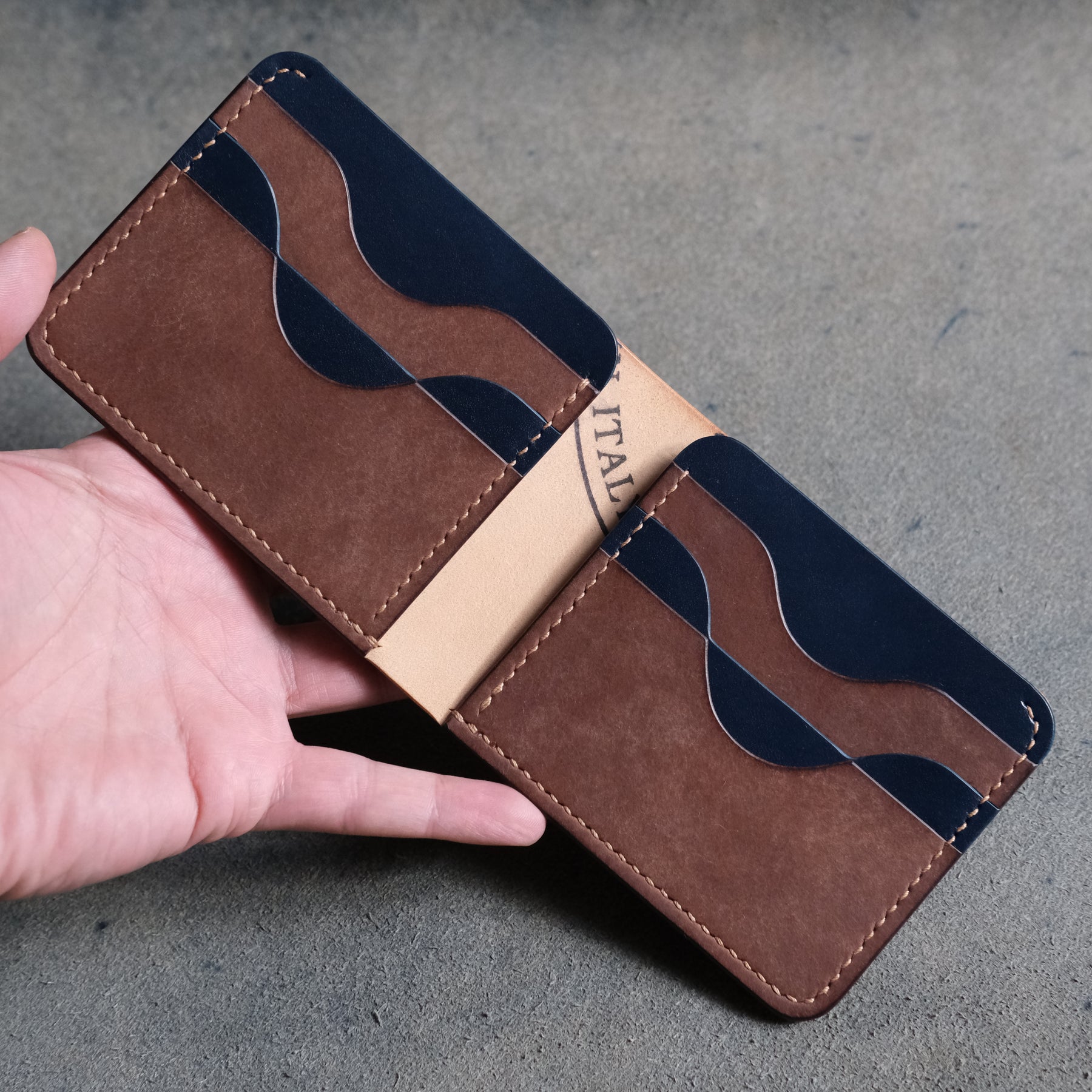 Rocky Mountain Leather Supply DS-021 The Eddy Leather Wallet