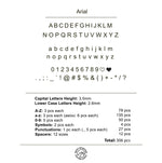 Brass Alphabet & Number Stamp Font Set (306 Pcs)