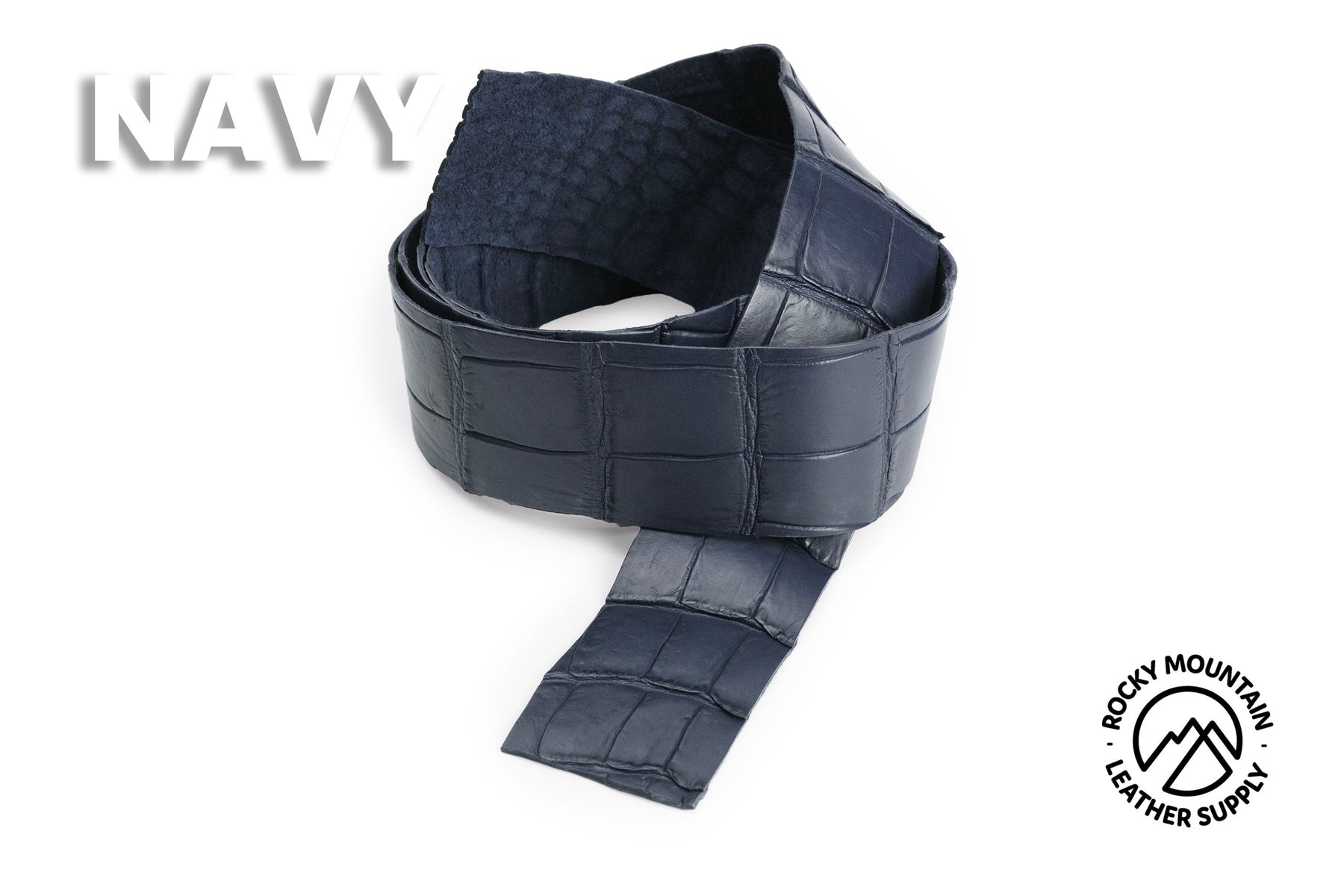 Porosus Crocodile - Single Piece Strap - Luxury Leather (STRAPS)