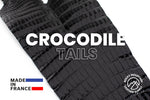 Porosus Crocodile Tails - Luxury Skins (Glazed Black) 40% OFF!