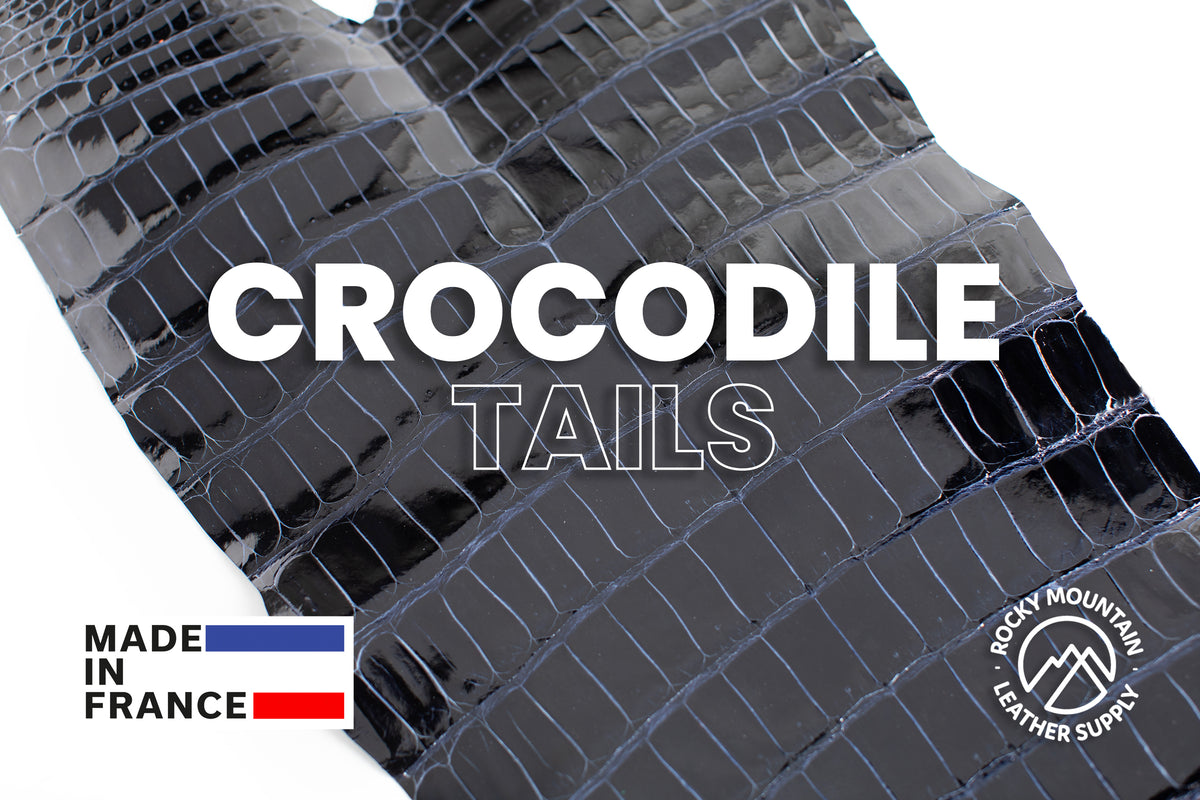 Porosus Crocodile Tails - Luxury Skins (Glazed Midnight Blue) 40% OFF!