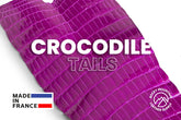 Porosus Crocodile Tails - Luxury Skins (Glazed Fuchsia) 75% OFF!