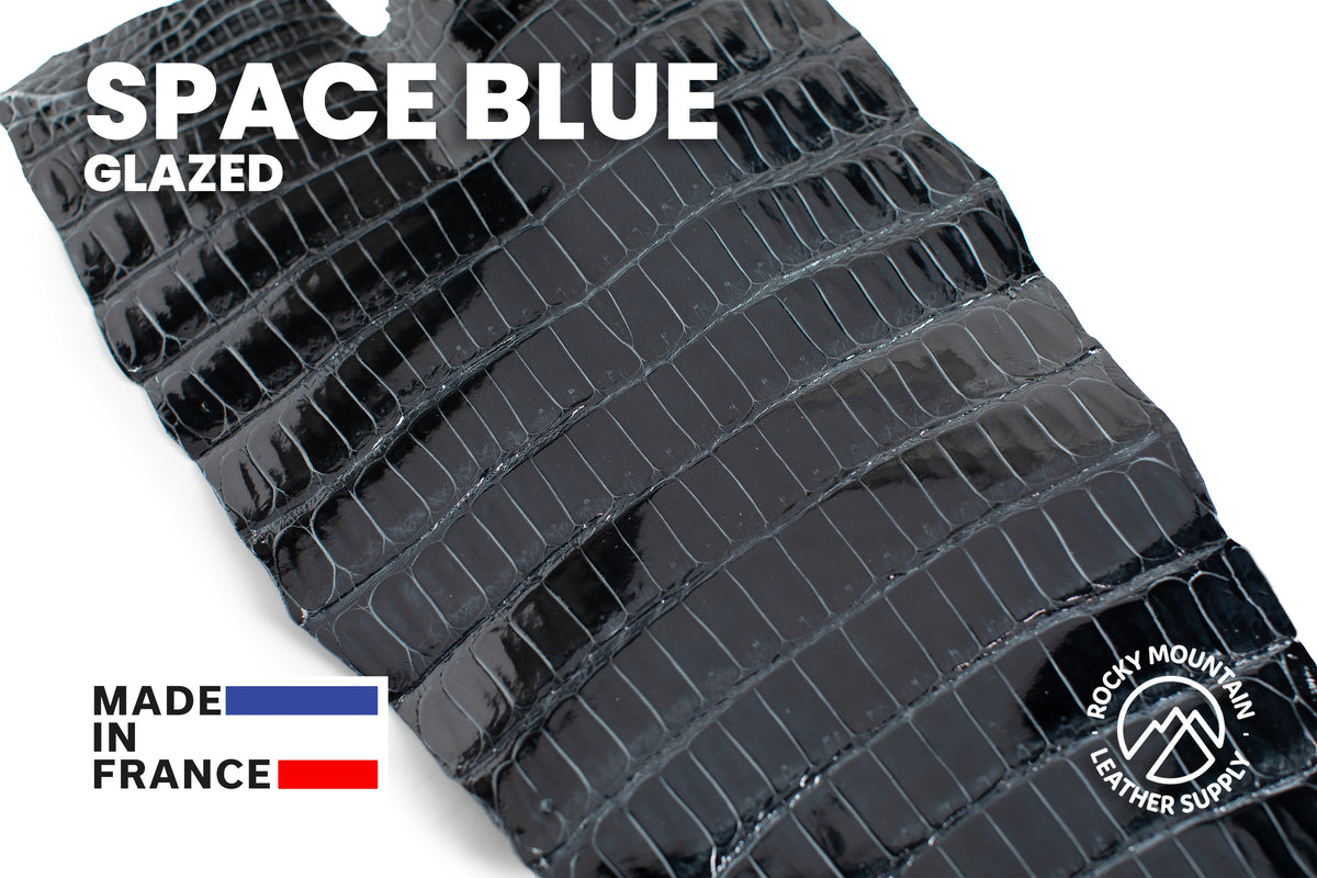 Porosus Crocodile Tails - Luxury Skins (Glazed Space Blue) 40% OFF!