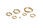 Jump Rings (Solid Brass) - 10 Pack