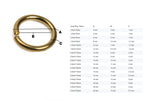 Jump Rings (Solid Brass) - 10 Pack