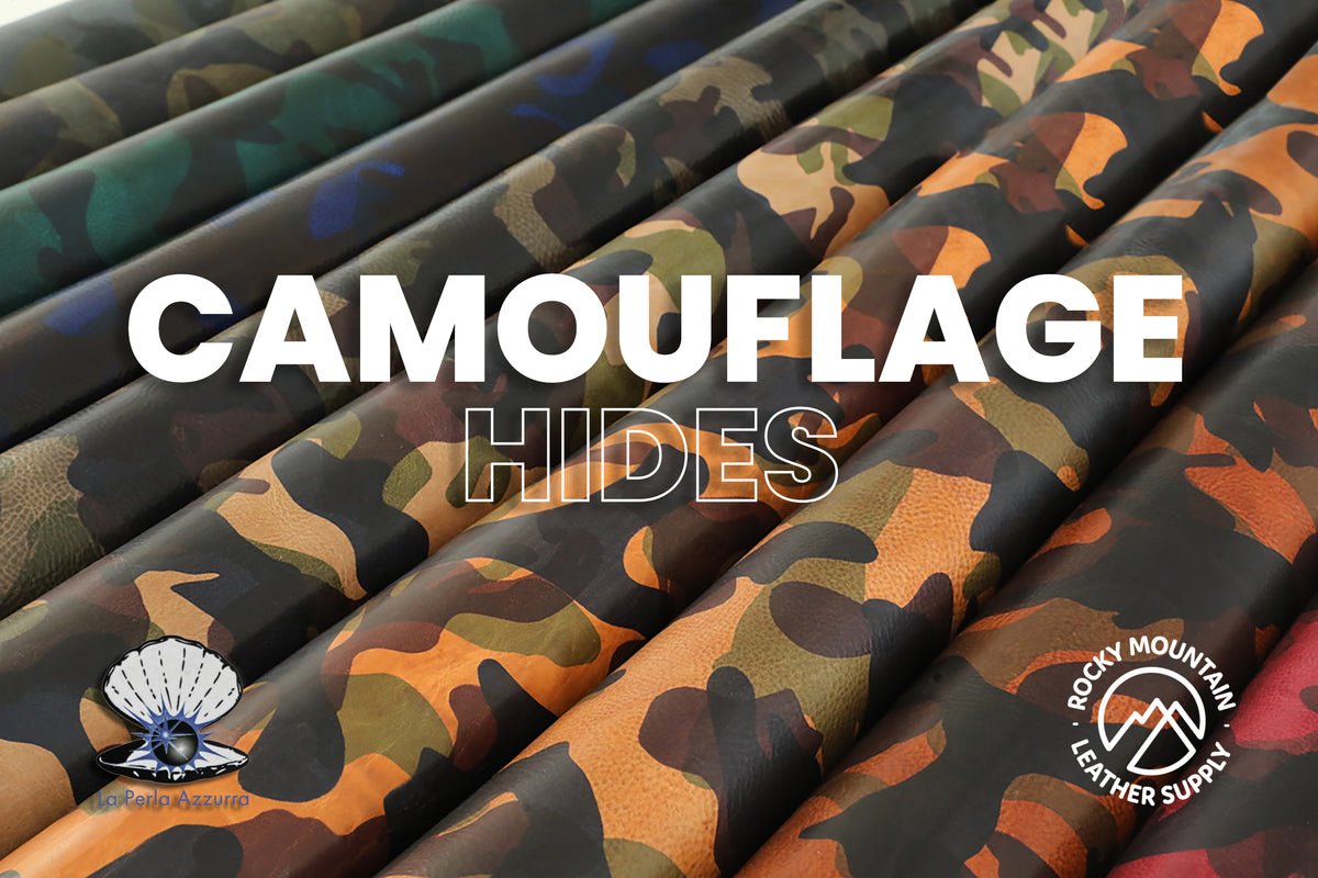 La Perla Azzurra 🇮🇹 - Camouflage (Camo) Leather (HIDES)