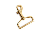 Shoulder Strap Snap Hooks - Swivel (Solid Brass)