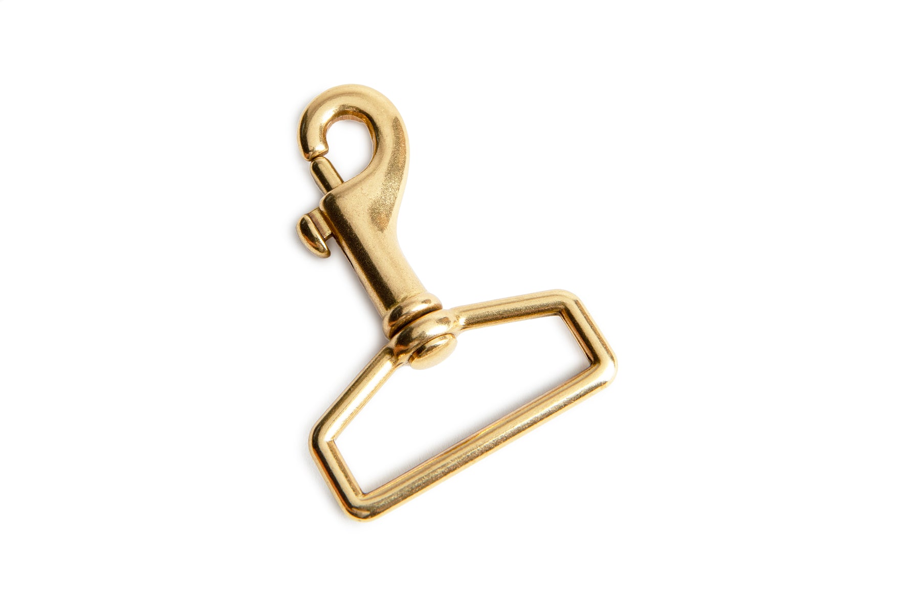 Shoulder Strap Snap Hooks - Swivel (Solid Brass)