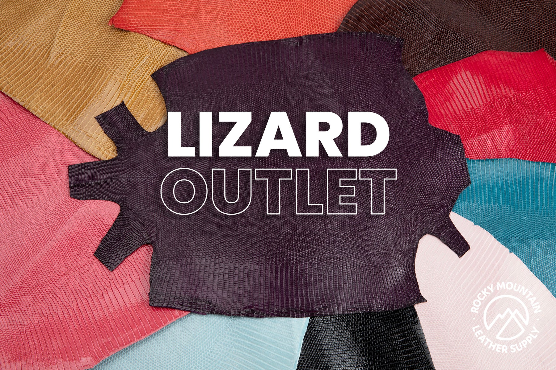 Outlet - Ring Lizard - Exotic Leather - 50% OFF!