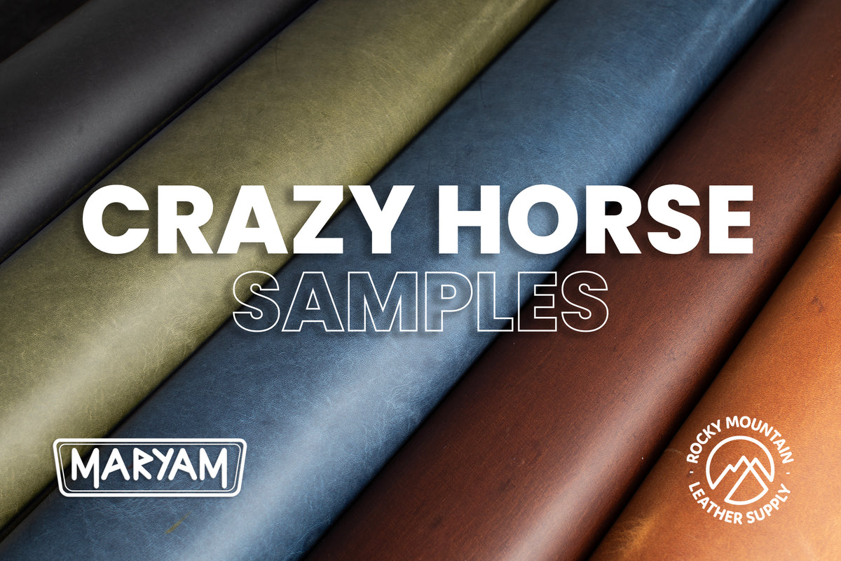 Maryam 🇮🇹 - Crazy Horse Fronts - Veg Tanned Leather (SAMPLES)