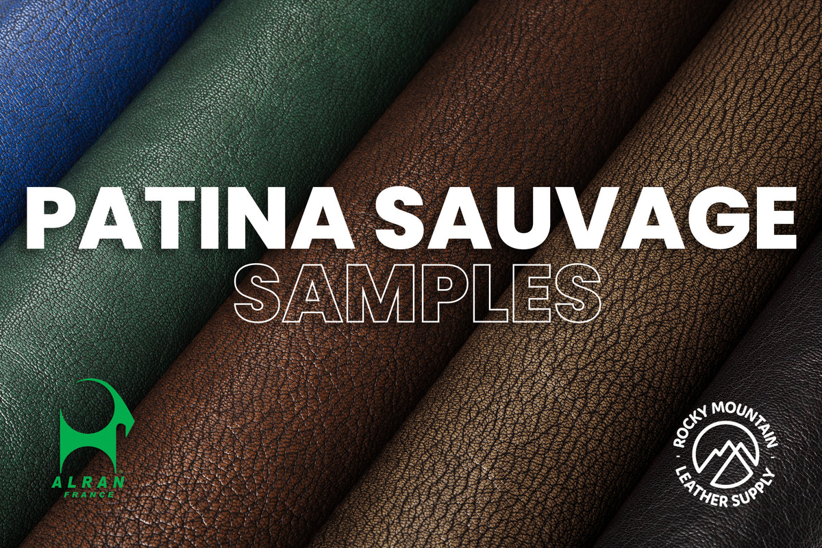 Alran - "Patina Sauvage" Chevre - French Goat Leather (SAMPLES)