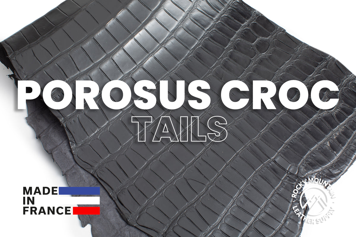 Porosus Crocodile Tails - Luxury Skins (Matte Black) 50% OFF!