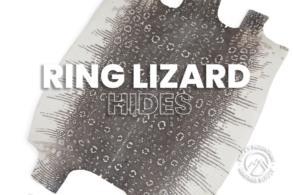 Lizard Skin Leather | Emerald | Glazed Finish | Front top Cut