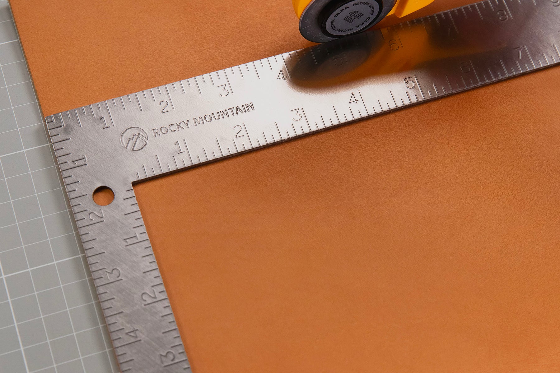 Rocky Mtn - Square Ruler - Inches and Metric