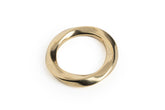 Japan Brass - "Twister" Round Ring (Solid Brass)