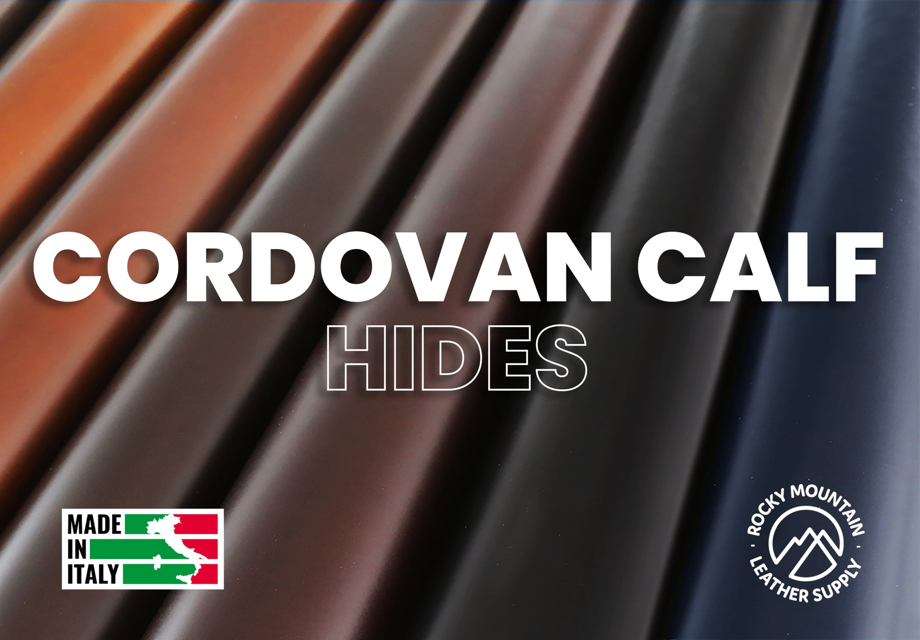 Cordovan Calf - Luxury Calfskin Leather "Finished like Shell Cordovan" (HIDES)