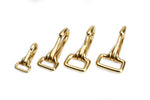 Fixed Snap Hooks (Solid Brass)