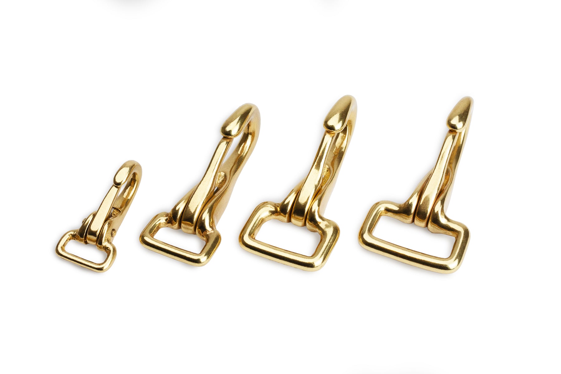 Fixed Snap Hooks (Solid Brass)