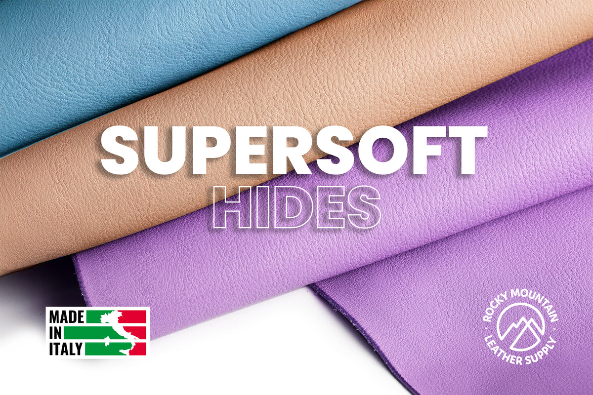 Italian - SuperSoft Vacchetta - Veg Tanned Leather (HIDES) 20% OFF!