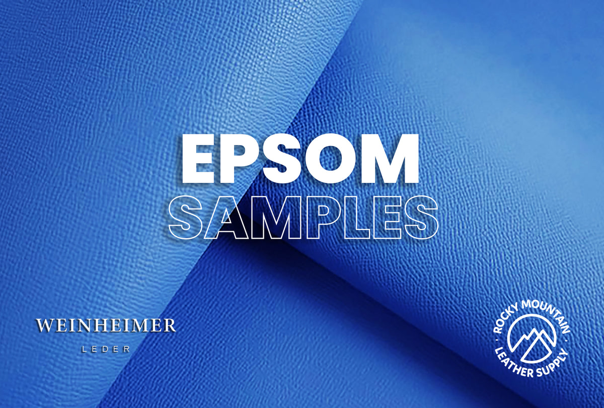 Weinheimer Leder 🇩🇪 - Waprolux® Epsom - Luxury Calfskin Leather (SAMPLES)