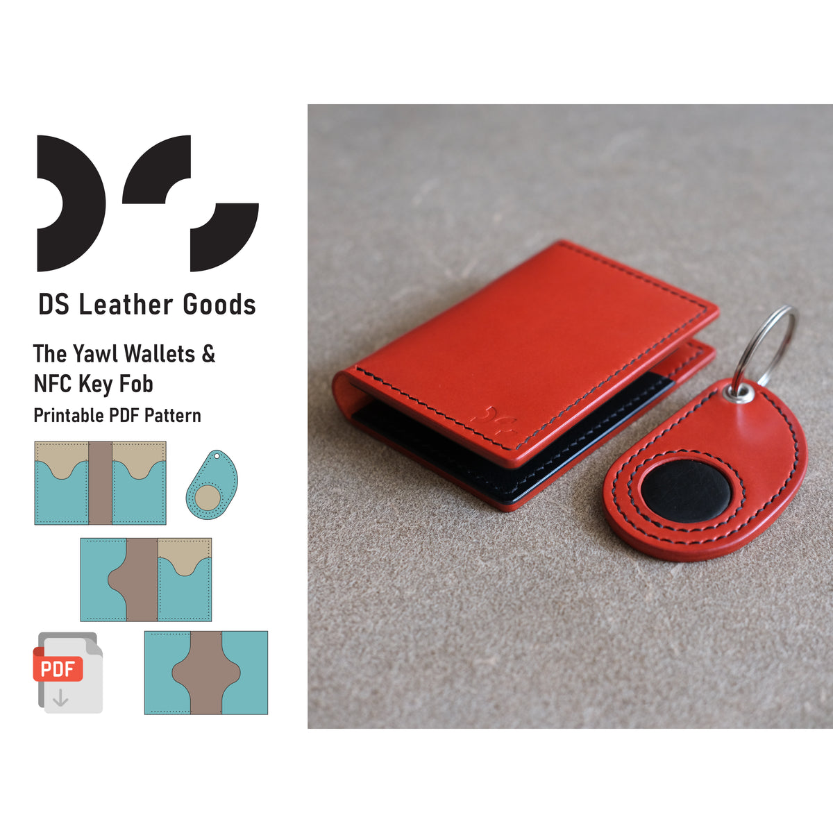 DS-092 The Yawl Wallet Digital Pattern