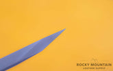 Rocky Mtn - Premium Brass Knife - For Both Left and Right Handed Use!