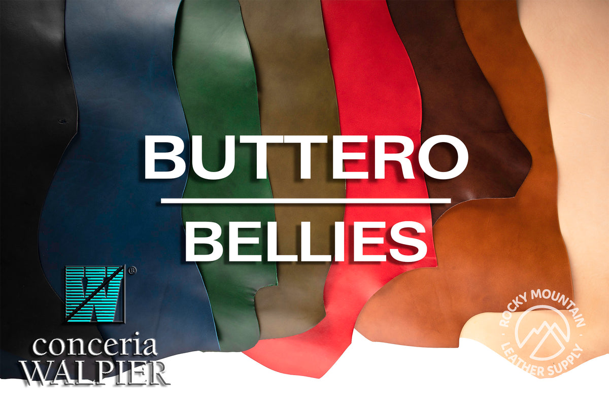Walpier Conceria, Buttero, Italian Vachetta Leather, Panel, Light Brown #2  
